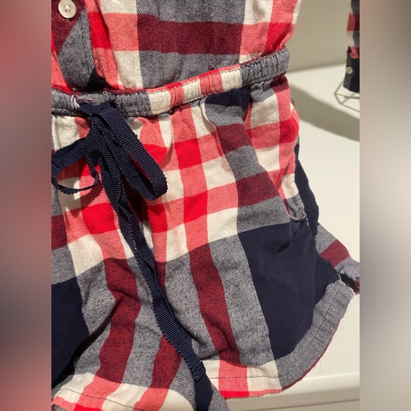 Aerie Plaid Pajama Romper - Picture 4 of 15